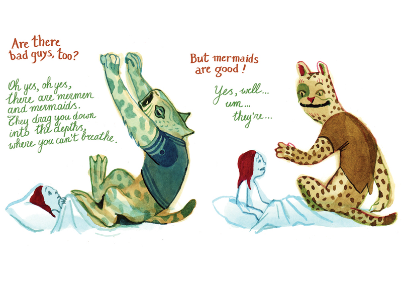 Illustration for article titled D&Q exclusive: Panther puts a chilling twist on a little girl’s imaginary friend